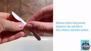 Compac Select Safe-T-Shapes Bathtub Decals, Daisy