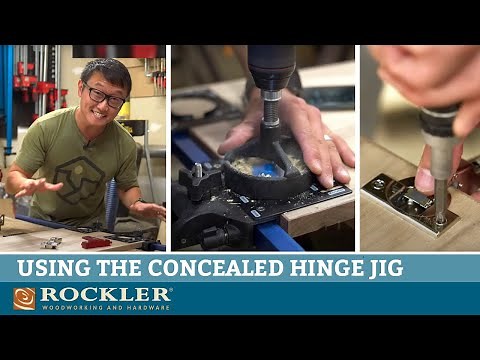 Easiest Way to Install European Cabinet Hinges | Concealed Hinge Drilling System