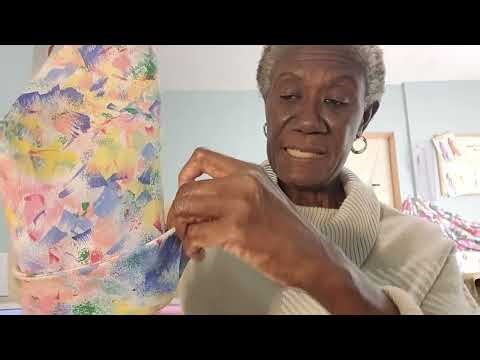 Project 40 Part #2: (1950's) short sleeve/band, empire with flare skirt and lapel wing.