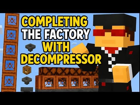 Redstone Factory Comes Alive | Filters Decompressor and Collection Complete!