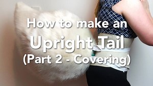 Are you needing to make a tail for a costume or cosplay? Need it to upright and don't want it to be too heavy or attached with fishing wire? Then here's a tutorial just for you! Side note: I am a beginner tail builder (this is my first!) and I wanted to document how I made this. I am making this for my Flareon cosplay by Taigakunn Art & Cosplay In part 1, I constructed the tail base. In part 2 now, I show how to cover it with fur. | Kirilee Cosplay