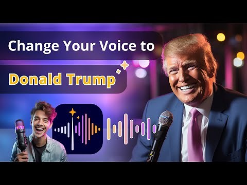 How to Sound Like Donald Trump with AI Voice Changer