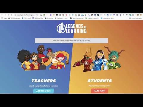Legends of Learning Tutorial