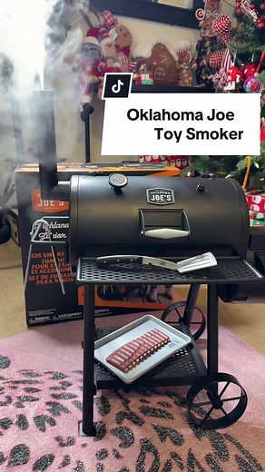 My grandson is going to be ready for the cookout with this Oklahoma Joe toy smoker…..#tiktokshopblackfriday #tiktokshopcybermonday #fyp #freeshipping #toys #christmasgifts