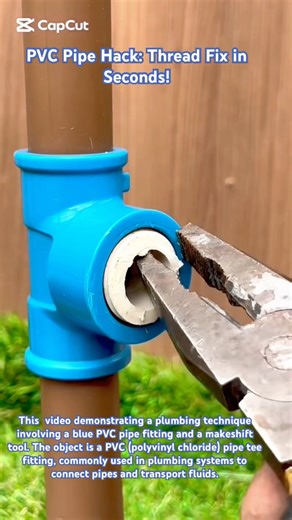 PVC Pipe Hack: Thread Fix in Seconds!