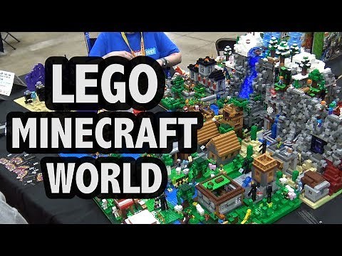 Every LEGO Minecraft Set Combined Into One Creation