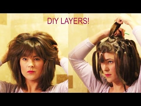 How to cut your own layers: DIY 90 Degree Haircut Method for Long Layers with Detailed Instructions