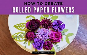 How to Make Rolled Paper Flowers