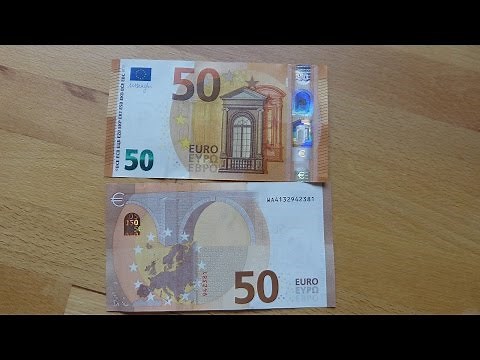 New 50 EURO banknote review! [2017]