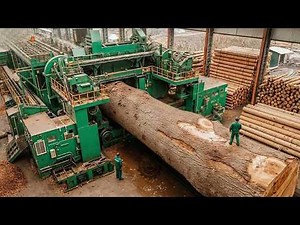 How High-Tech Mills Process 350,000 Cubic Meters of Lumber | Inside State-of-the-Art Sawmill