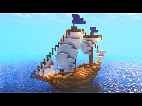 Minecraft: How To Build a Medieval Ship (Tutorial)