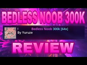 The Best Texture Pack Bedless Noob 350k! Review