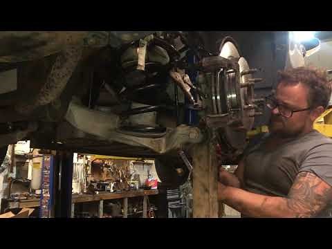 Replace coil springs without compressor or special tools independent rear suspension