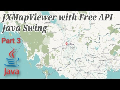 Java Swing JXMapViewer And Retrieve The Location Info Using API Part #3
