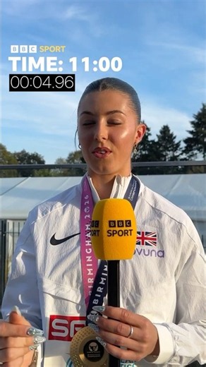 AMY HUNT TAKES ON THE STOPWATCH CHALLENGE ⏱️