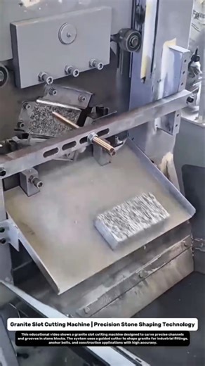 Granite Slot Cutting Machine | Precision Stone Shaping Technology.