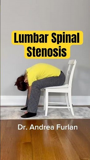 One position to alleviate lumbar spinal stenosis