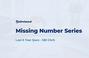 Missing Number Series Questions for SBI Clerk