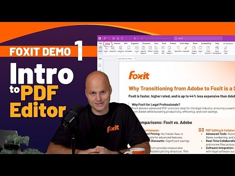 Demo 01 | Introduction to Foxit PDF Editor