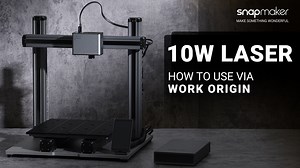 Apart from Camera Capture method, you can also use the 10W High Power #Laser Module via Work Origin. Here's a step-by-step tutorial from calibration to finish: https://bit.ly/3uziRbk. | Snapmaker