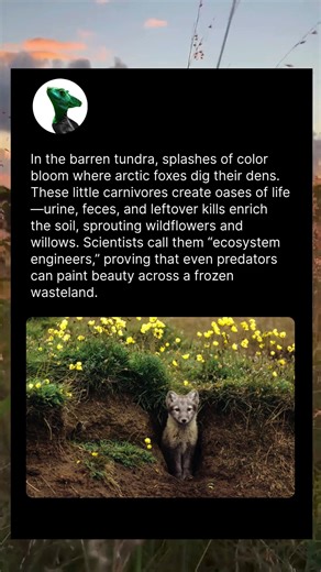 How Arctic Foxes Turn Frozen Wastelands Into Gardens? | Weird, Fantastic and Odd Things