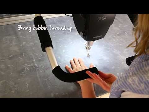 Tutorial: using the BERNINA ruler work kit on the BERNINA Q 24 longarm quilting machine