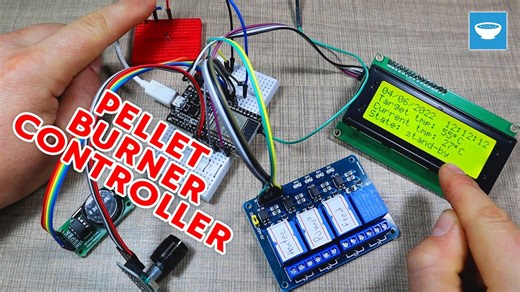 ESP32-Based Pellet Burner Controller Prototype Made Simple