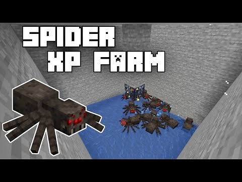 Spider XP Farm - Minecraft Tutorial (Java Edition)