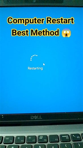 😱Computer Restart | Short trick | #shorts #computer #keyboard