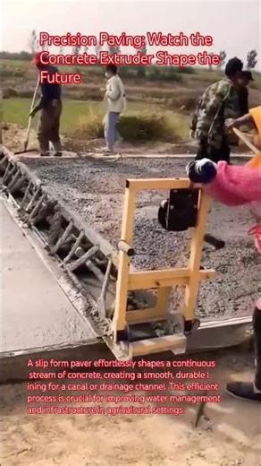 Precision Paving: Watch the Concrete Extruder Shape the Future