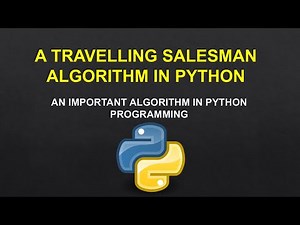 | Travelling salesman implementation in python (6 lines of code) | | Python Tutorials|
