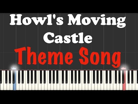 Howl’s Moving Castle – OST Theme | Piano Tutorial (Synthesia)