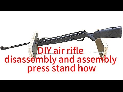 DIY air rifle disassembly and assembly press stand how