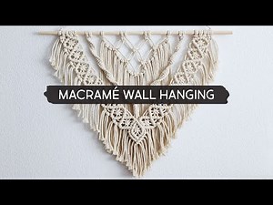 DIY Layered Macramé Wall Hanging
