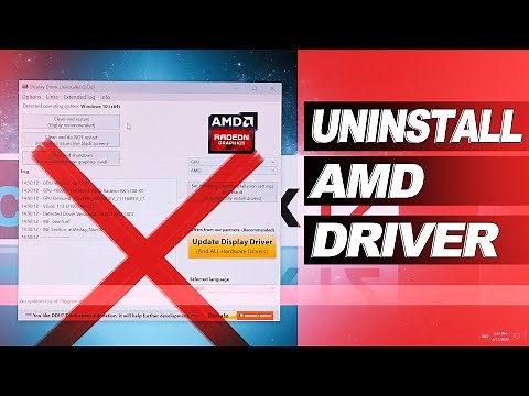 How to: UNINSTALL Graphics Driver (AMD)