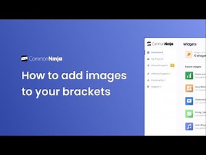 How to Create a Brackets with Images