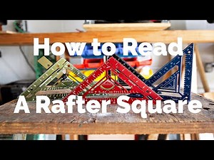 How to Read a Rafter Square