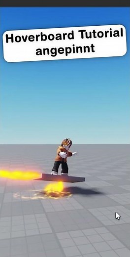 Roblox Studio Hoverboard Tutorial