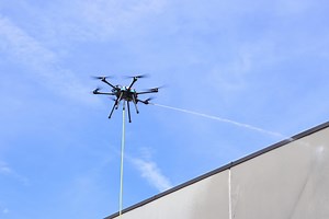 Exterior building cleaning businesses: here's an easy way to incorporate drones (and likely reduce expenses)