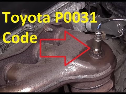 Causes and Fixes Toyota P0031 Code: Oxygen (A/F) Sensor Heater Control Circuit Low (Bank 1 Sensor 1)