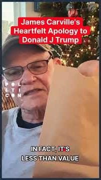 James Carville's Apology to Trump