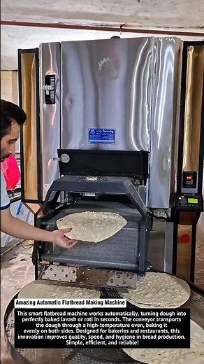 Amazing Automatic Flatbread Making Machine | Smart Roti & Lavash Production