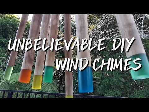 You Won't Believe These Unique Wind Chimes Are DIY | Wood & Resin Craft Tutorial