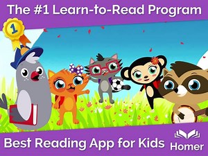 Download the best reading app for kids - perfect for ages 2-8 and shown to boost early reading scores by 74% | Homer