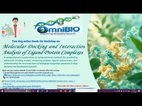 Introduction to molecular Docking || Molecular docking by OmniBio #Molecular_docking #biotech