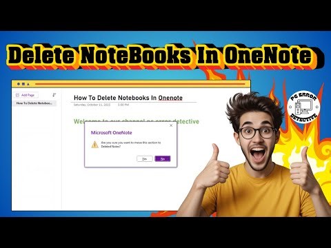 How To Delete Notebooks In OneNote | Permanent Removal (2025)