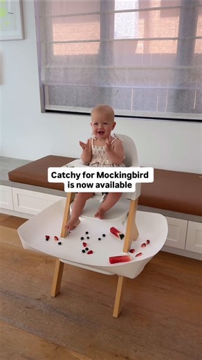 Catchy on Instagram: "You asked. Over and over again. And now it’s finally here. 🚨 Catchy for MOCKINGBIRD is officially live for pre-order in the US. This has been our most requested highchair yet, and we could not be more excited to bring it to you. 💫 If you signed up for notifications, you can already place your order. 🛒 For everyone else, head to the Catchy website, select Mockingbird from the dropdown, and join the pre-order list to get access. Pre-orders are open now, and orders will beg