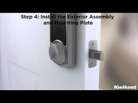 SmartCode 915 Touchscreen Electronic Deadbolt Installation Video