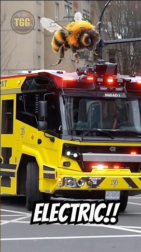 That's not Bumblebee!! NEW [ELECTRIC] Fire Engine in Victoria, Canada!