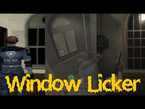 R.P.D. window Licker evolution - from Resident Evil 2 through spin-offs to remakes